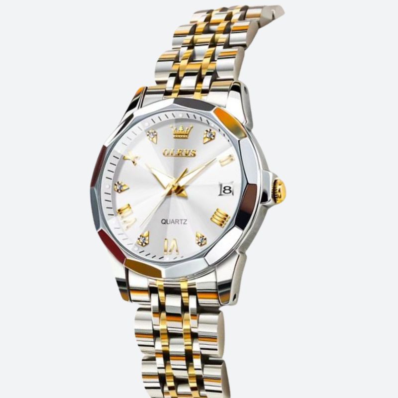 Women's Two-Tone Metal Quartz Watch