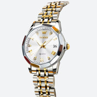 Women's Two-Tone Metal Quartz Watch