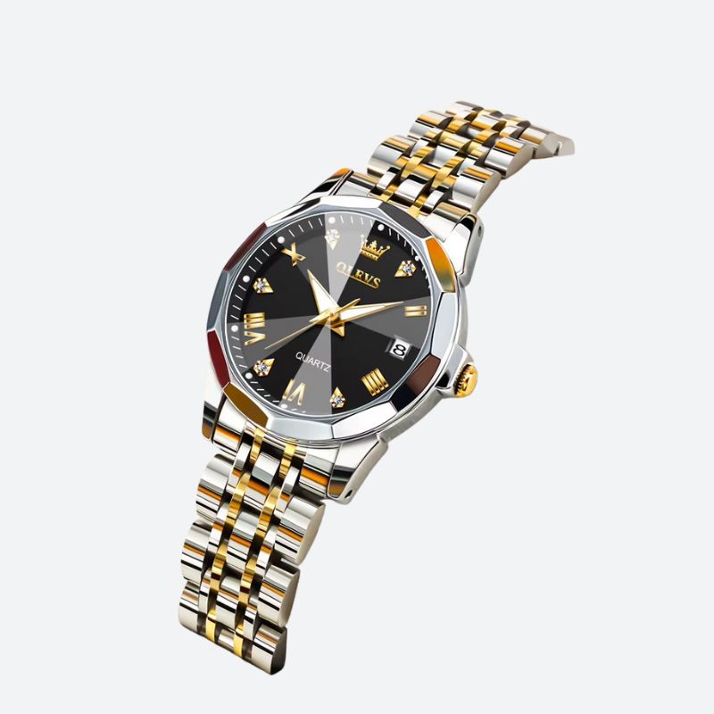 Women's Two-Tone Metal Quartz Watch 2