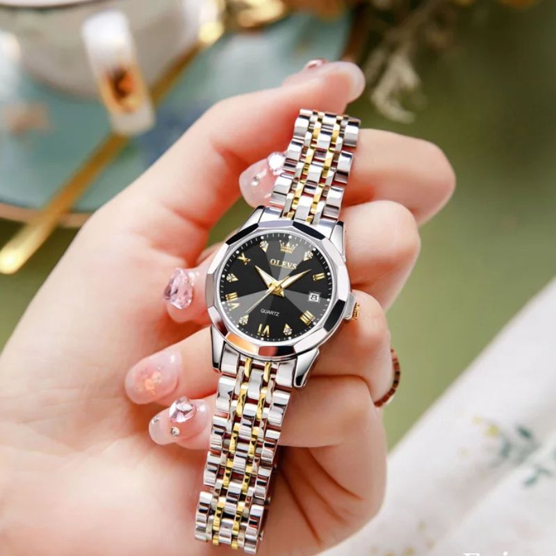 Women's Two-Tone Metal Quartz Watch