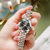 Women's Two-Tone Metal Quartz Watch