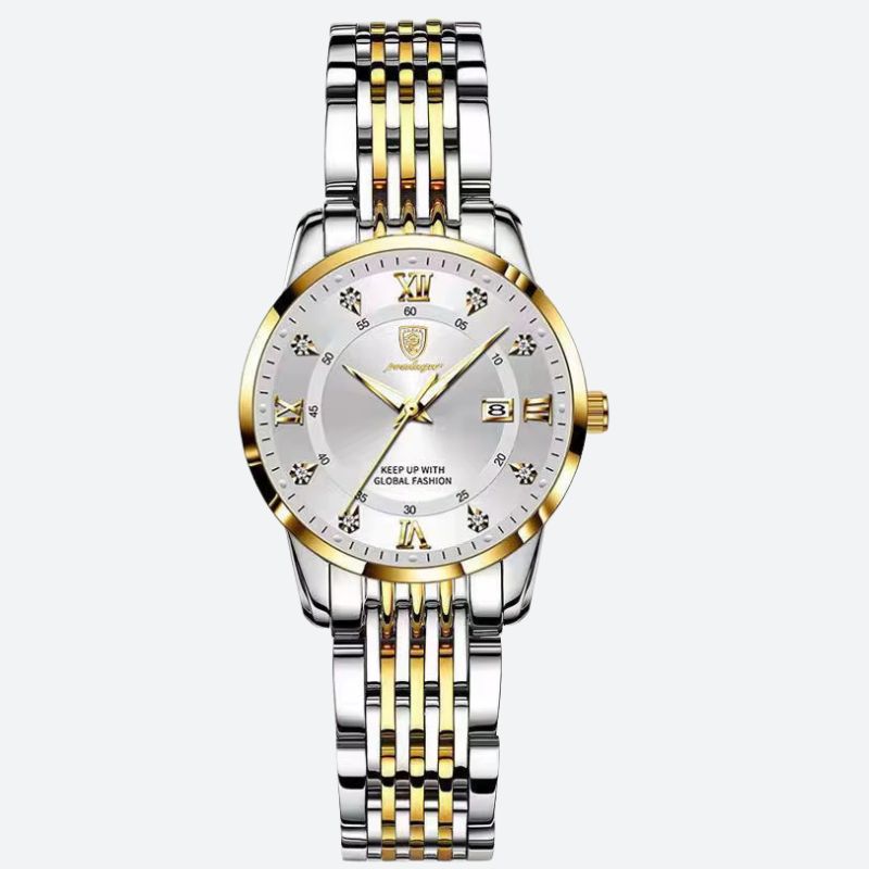 Women's Quartz Watch with Synthetic Diamonds (2)
