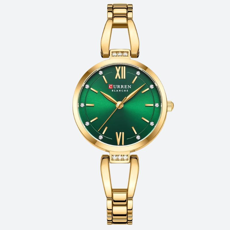 Women's Quartz Watch, Gold-Plated Metal, 2