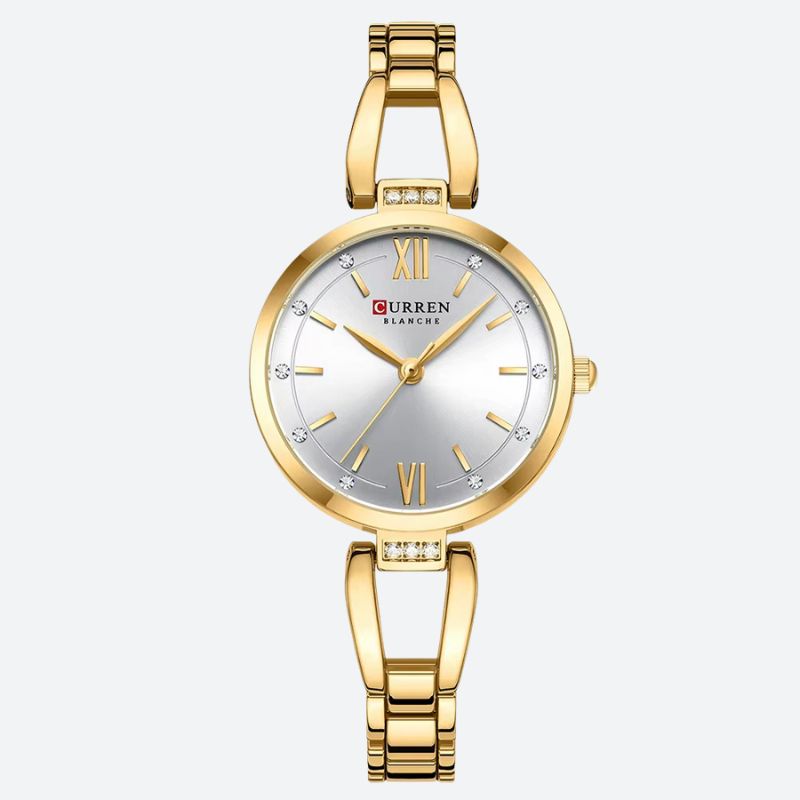 Women's Quartz Watch, Gold-Plated Metal, 3
