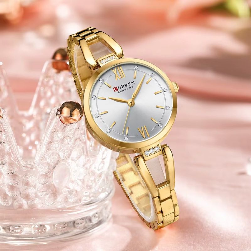 Women's Quartz Watch, Gold Metal
