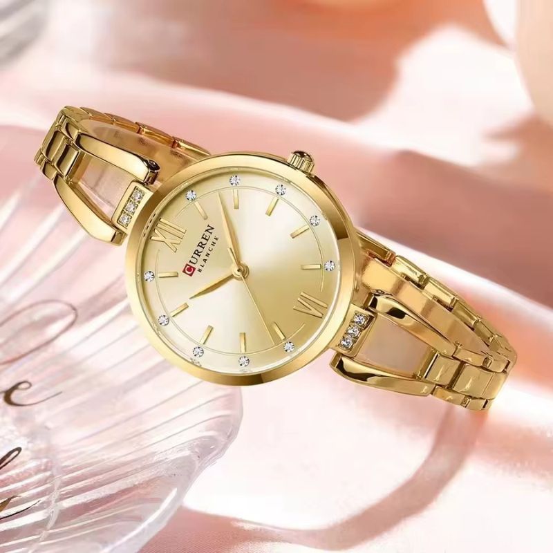 Women's Quartz Watch, Gold Metal