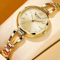 Women's Quartz Watch, Gold Metal