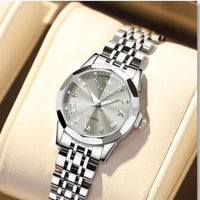 Women's Quartz Watch, Sparkling Metal