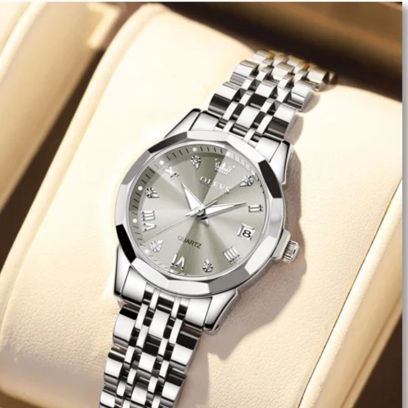 Women's Quartz Watch, Sparkling Metal