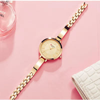 Minimalist Round Quartz Watch for Women