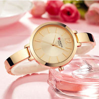 Minimalist Round Quartz Watch for Women