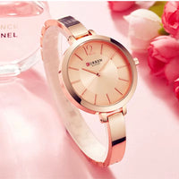 Minimalist Round Quartz Watch for Women