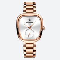 Vintage women's waterproof rose gold watch 3