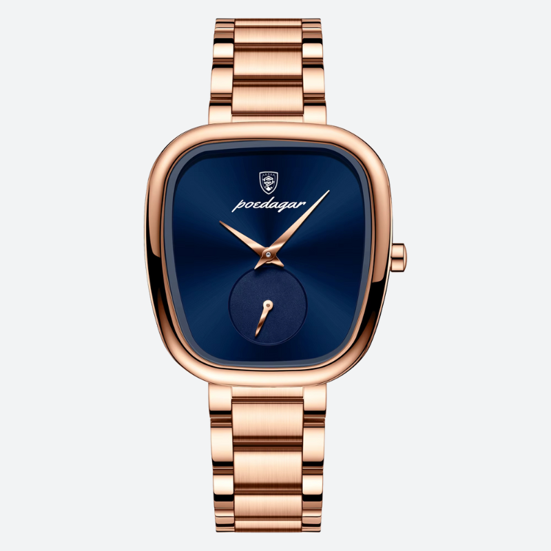 Vintage women's waterproof rose gold watch 4