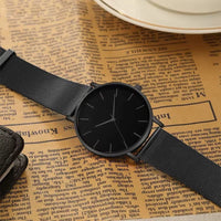 Minimalist Black Men's Watch