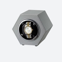 Automatic USB Leather Winder Hexagonal