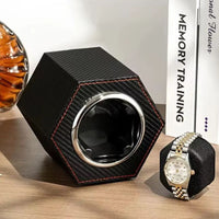 Automatic USB Leather Winder Hexagonal
