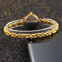 Vintage Women's Watch, Jewelry Bracelet, Small Round Dial