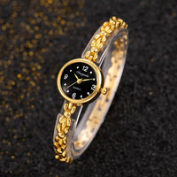 Vintage Women's Watch, Jewelry Bracelet, Small Round Dial