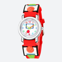 Children's Educational Watch with a Basketball Theme