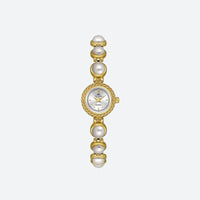 Elegant Medieval Pearl Quartz Women's Watch