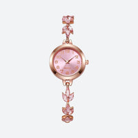Elegant Round Rhinestone Women's Watch
