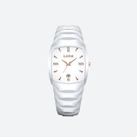 Elegant White Women's Watch Stainless Steel Quartz