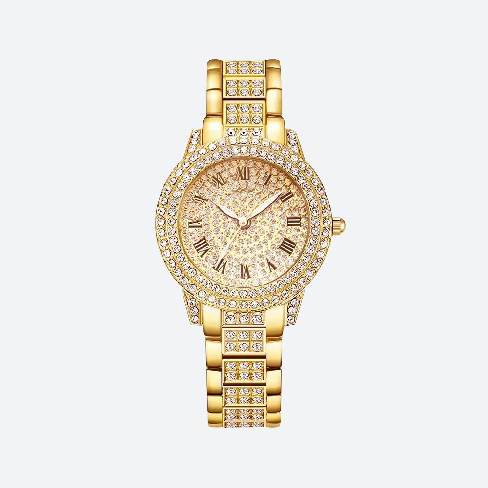 Elegant Women's Mechanical Rhinestone Watch