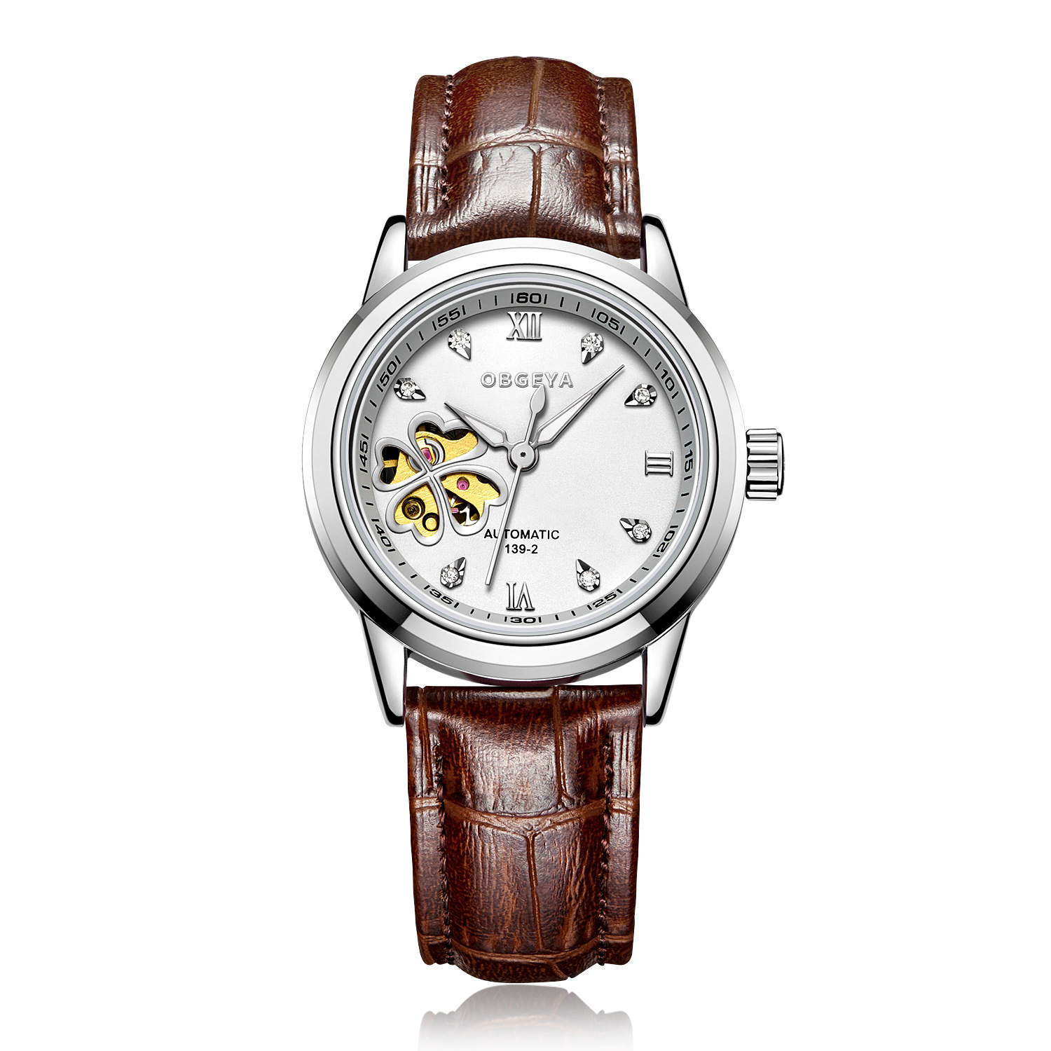 Women's Mechanical Watch Leather