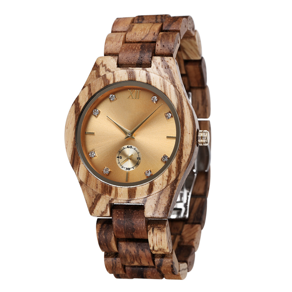 Natural Wood Women's Watch