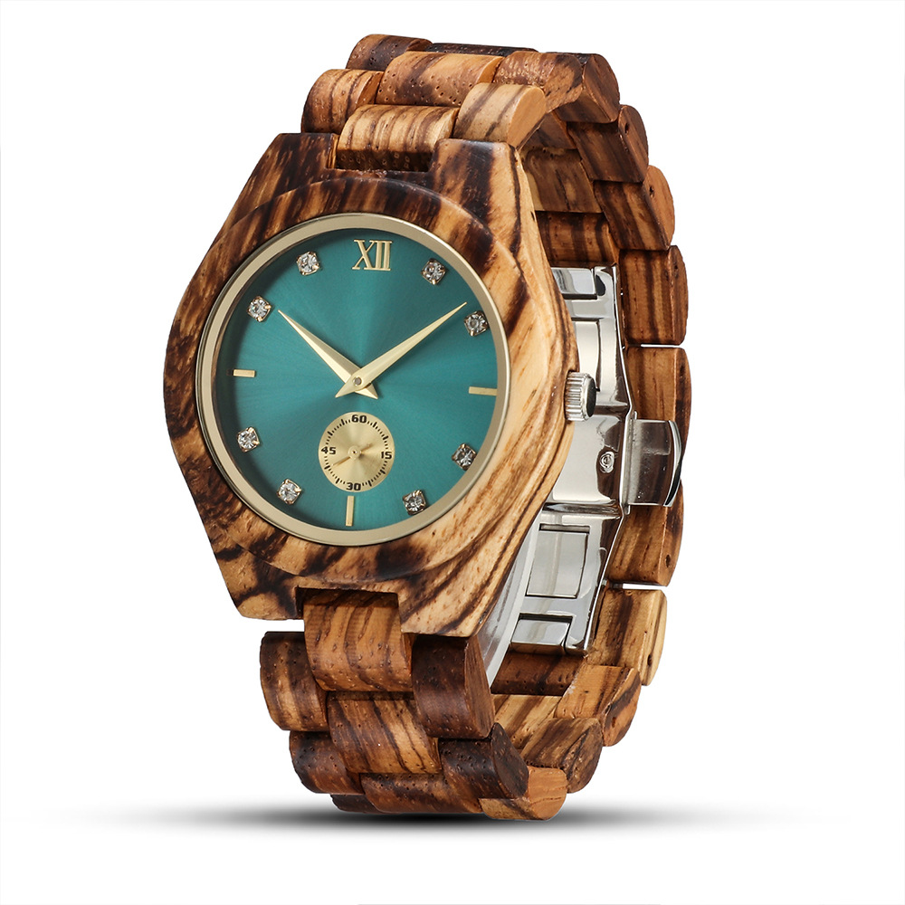 Natural Wood Women's Watch