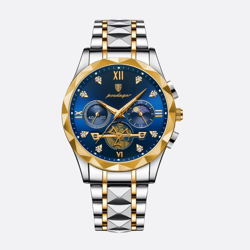 Luxury Multifunctional Quartz Men's Chronograph Watch