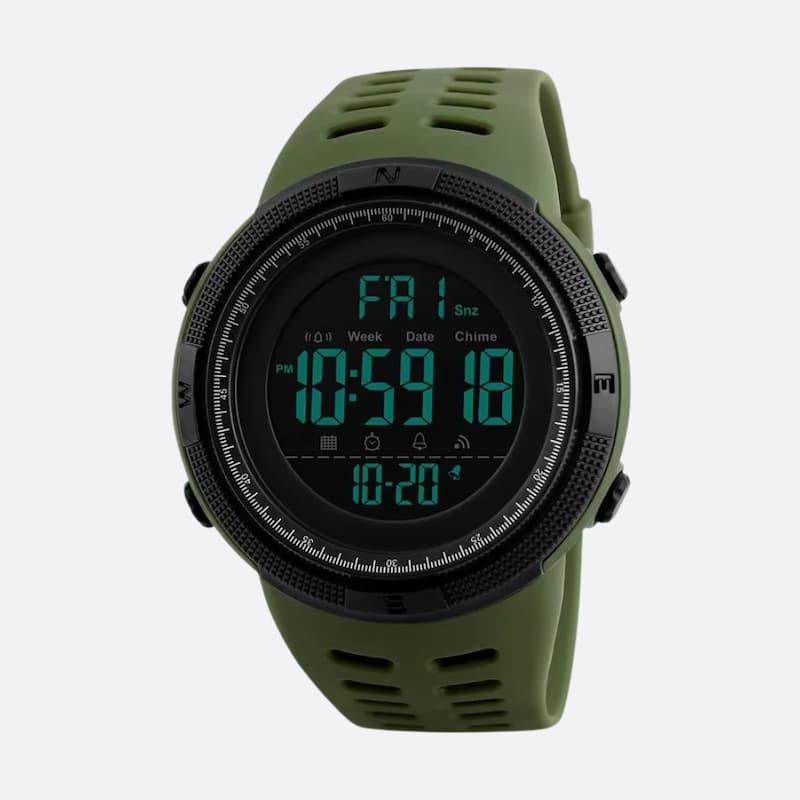 Men's 50mm Digital Military Watch