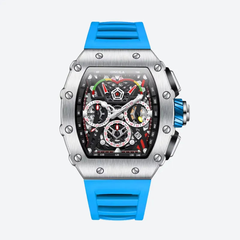 Men's Automatic Watch, Tonneau Case