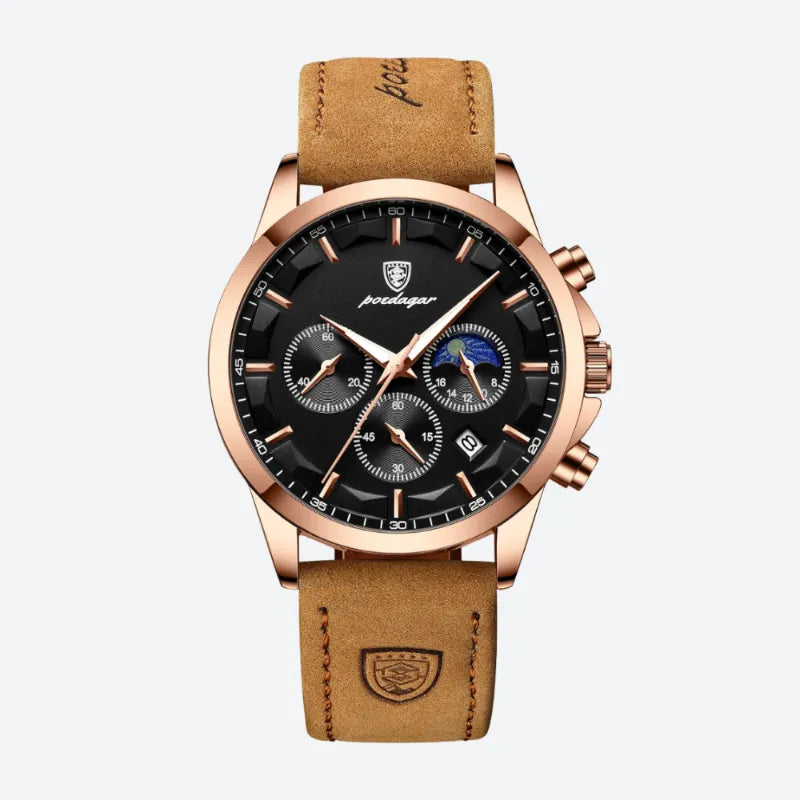 Men's Chronograph Watch, Business Casual Style