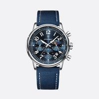 Men's Military Chronograph Watch with Nylon Strap