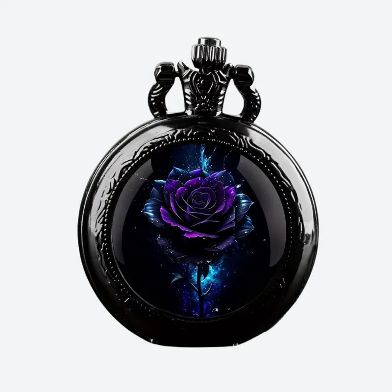 Men's Pink Pocket Watch, Elegance and Mystery