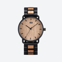 Men's Wooden Quartz Watch, Natural Elegance