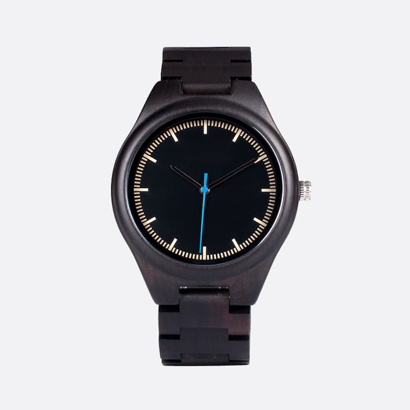 Minimalist Design Wooden Watch for Men with Luminous Hands