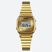 Women's Digital Watch with Retro Square Design