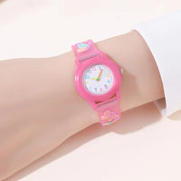 Girls' Learning Watch with Butterfly Bracelet