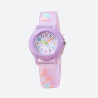 Girls' Learning Watch with Butterfly Bracelet