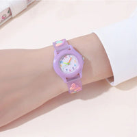 Girls' Learning Watch with Butterfly Bracelet