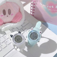 Children's Digital Cat Watch with Unicorn Strap