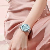Women's Chronograph Watch with Glacier Blue Dial