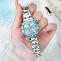 Women's Chronograph Watch with Glacier Blue Dial
