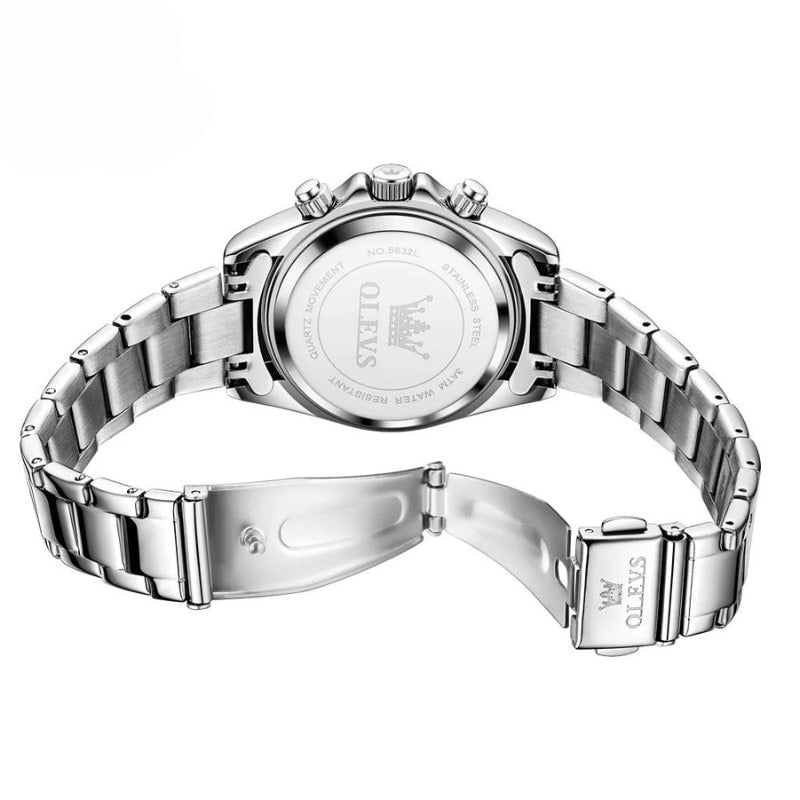 Women's Chronograph Watch with Glacier Blue Dial