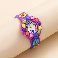 Children's Colorful Flower Watch – Fun way to learn to tell time