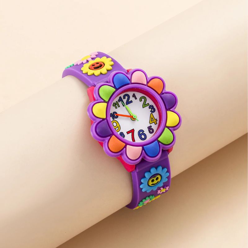 Children's Colorful Flower Watch – Fun way to learn to tell time