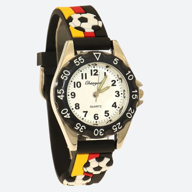 Boys' football-themed children's watch Image